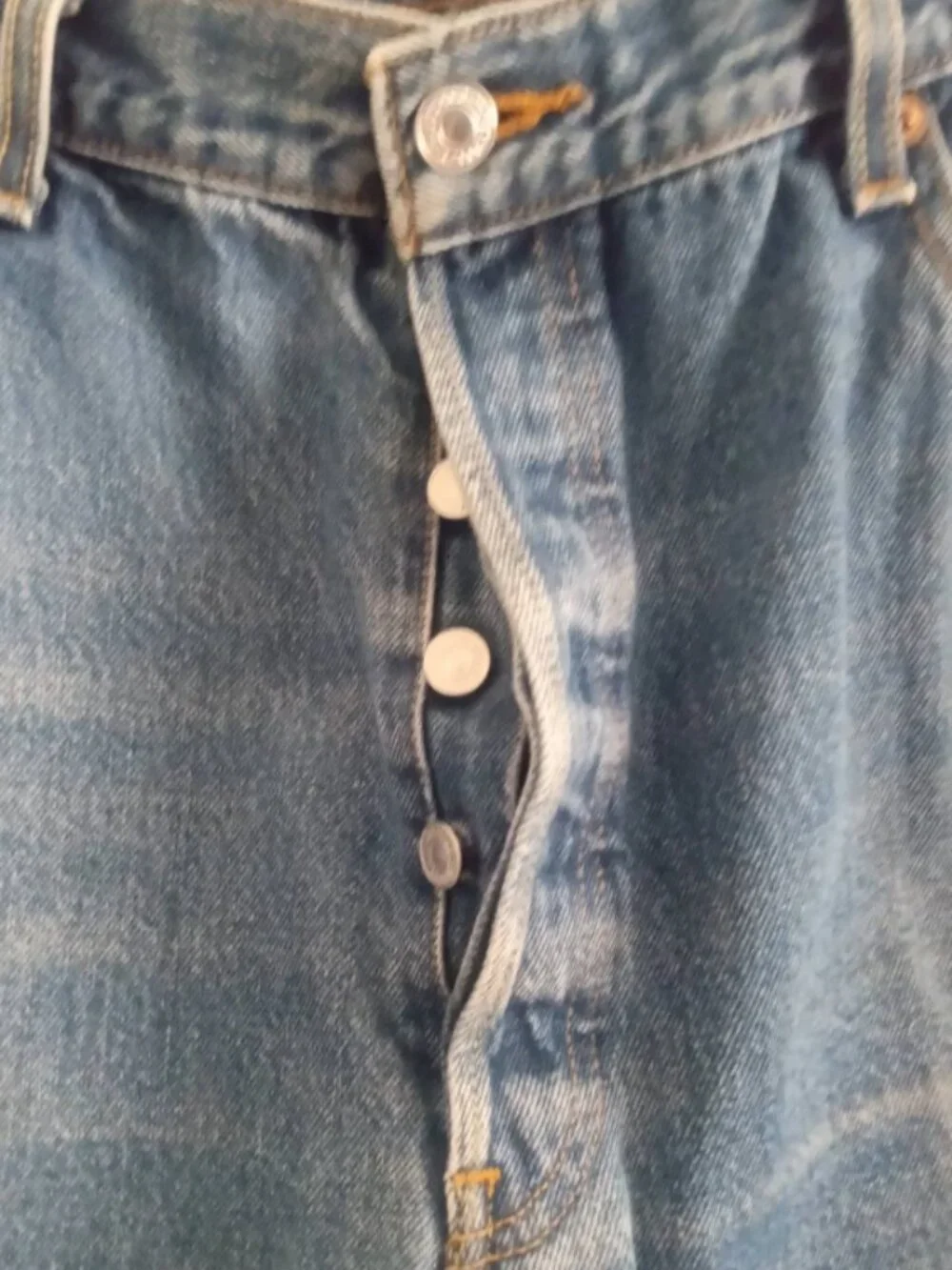 Original 501 Levis Well Faded Men's size 38X30